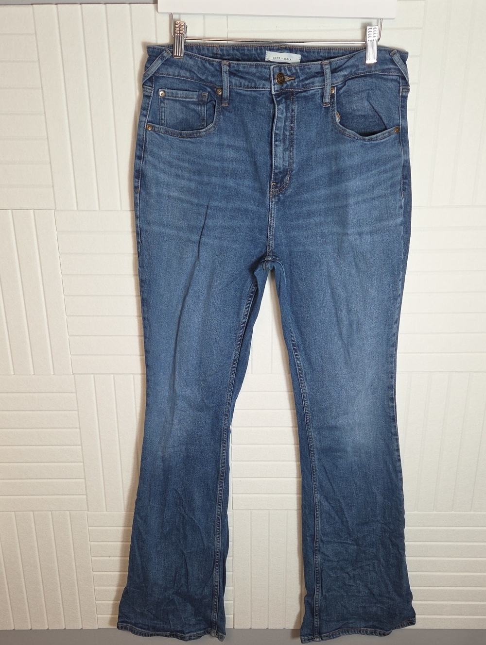 Cleo + Wolf High Rise Bootcut Jeans Size 31 TALL